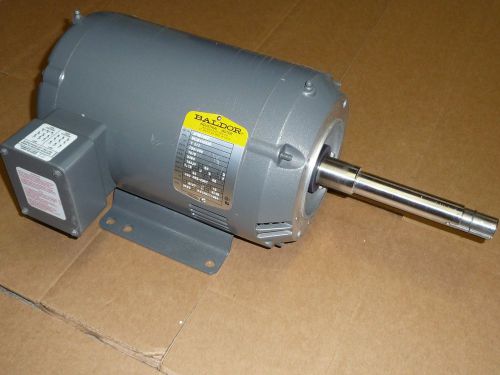 BALDOR 7-1/2 HP AC Pump MOTOR JPM3219T, 7.5 HP 3450 RPM, 230/460VAC 3PH, 184JP