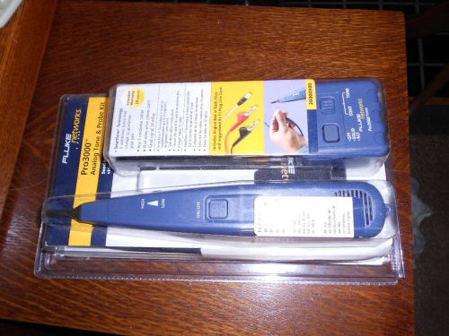 Fluke Networks Pro3000 Analog Tone &amp; Probe Kit 2600900 - NEW SEALED!!