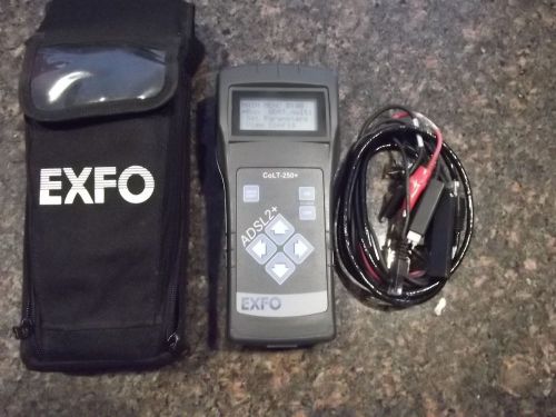 EXFO COLT-250+ ADSL ADSL2+ DSL TEST SET BIT RATE, NOISE METER (F)