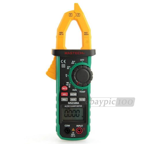 Digital Clamp Meter Multimeter AC DC Voltage Tester LCD Display