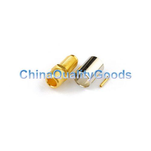 SMA Crimp female bulkhead connector for 50-5 RF Connector