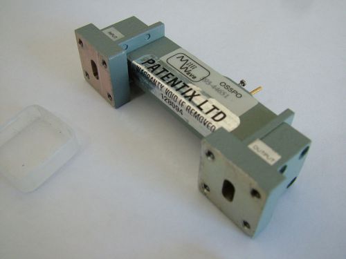 RF MICROWAVE WAVEGUIDE AMPLIFIER  WR28 26GHz - 32GHz MILLIWAVE S93-44651  LNA