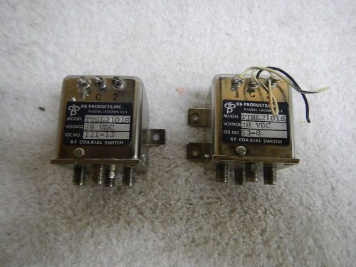 DB Products Inc. RF Coaxial Switch TTSL2101S 28 VDC