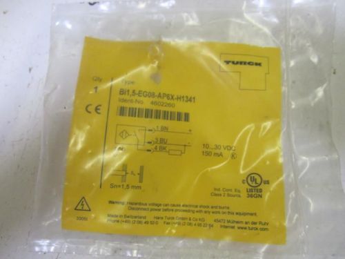 TURCK BI1,5-EG08-AP6X-1341 PROXIMITY SENSOR 10-30VDC *NEW IN A FACTORY BAG*