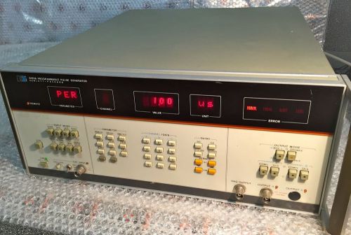 HP 8160A PROGRAMABLE PULSE GENERATOR