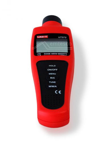 Uni-t ut372 non-contact 10 to 99,999 rpm tachometer for sale