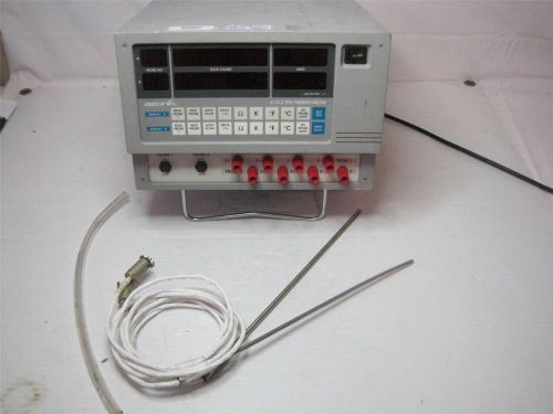 7896 Azonix A1012 RTD Thermometer , 2 Channel , 4 Probe , FREE Ship Conti USA