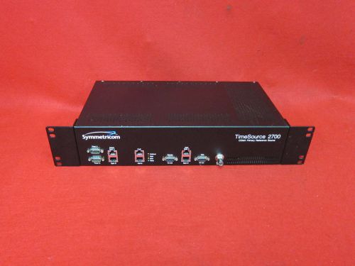 Symmetricom TimeSource 2700 CDMA 10MHz Primary Reference Source 090-73000-02 S/W