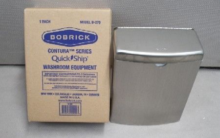 Bobrick b-270 stainless steel sanitary napkin disposal for sale