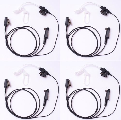 4 pcs Acoustic Ear Tube Surveillance Kit for Motorola EX500 EX600 EX600XLS GL200