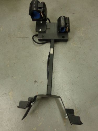 Patriot Pro Gard Dual Gun Stand w/ 12v large rifle and shot gun lock no keys #20