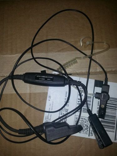 Otto Comm. V1-10523 Covert Radio Mic and Earpiece Harris M/A Com Jaguar 700p