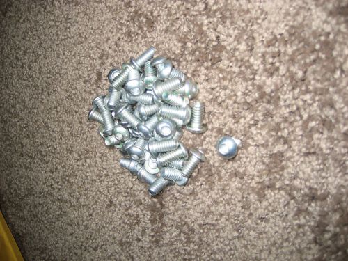 Lot of 200 - 1/4 x 20 x 1/2 Button Head Bolt, Zinc Finish