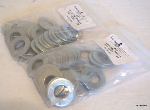 Qty 75 5/8&#034; zinc coated flat washers x 1-5/16&#034; od sae for sale