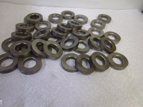 HEAVY DUTY FLAT WASHERS 49/64 ID X 1-3/8 OD X 9/32 THICK STEEL (QTY 33) #52689