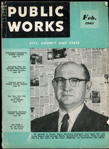 VINTAGE February 1961 PUBLIC WORKS MAGAZINE Interesting read... Cool Ads