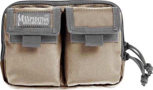 Maxpedition mx3517kf hook &amp; loop double pocket insert khaki/foliage dual padde for sale