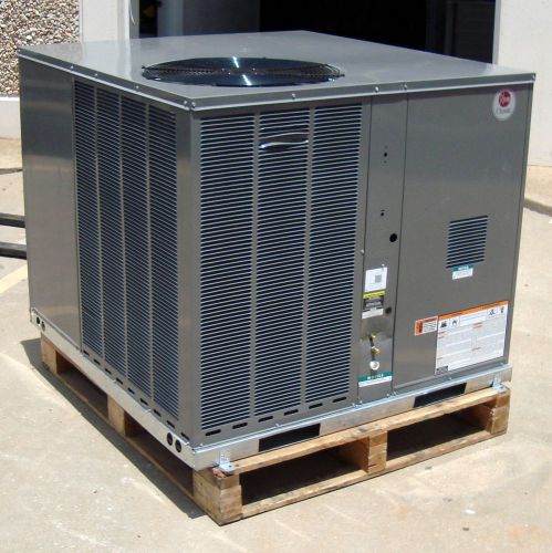 RHEEM 4 TON PACKAGED AIR CONDITIONER W/ GAS HEAT, 208/230V SINGLE PH - NEW