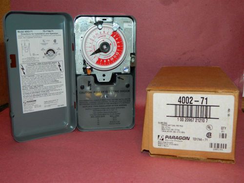 Paragon 4002-71 24 hour Timer 208/240 VAC  FREE USA SHIPPING