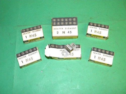 New! Lot of 7 Allen Bradley N45 Heater Elements