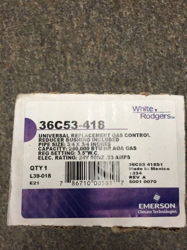 White Rodgers 36C53-418 Universal Gas Valve