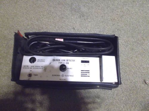 vintage ge halogen leak detector type h-10b