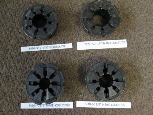 Weatherhead (430E) Collets/Dies T420-4c, 5c, 6c, 7c (Complete Set)