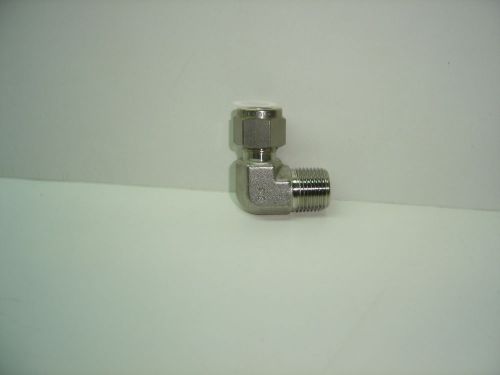 SWAGELOK SS-600-2-6  MALE CONNECTOR 3/8&#034; OD TUBE X 3/8&#034;  MALE NPT NEW NO BOX