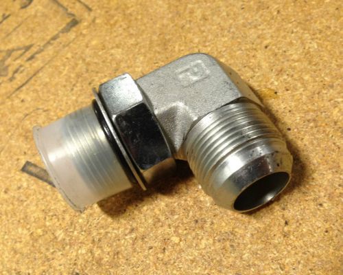 Hydraulic Fitting, 1&#034; Male SAE x 1&#034; JIC Elbow, 6801-16-16, 16 C50X-S