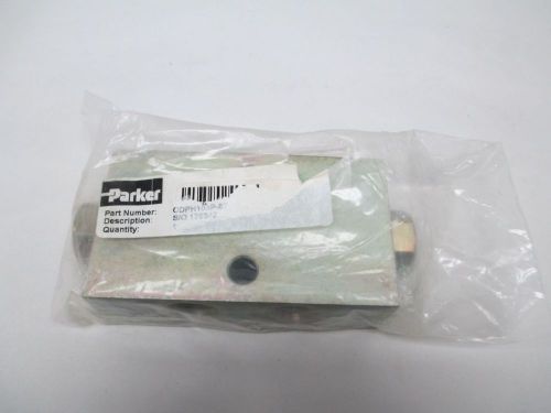 NEW PARKER CDPH103P-8T DOUBLE HYDRAULIC CHECK VALVE D321578