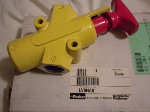 PARKER AIR DUMP VALVE  1&#034;  LV8NA8  &#034;NEW NEVER USED