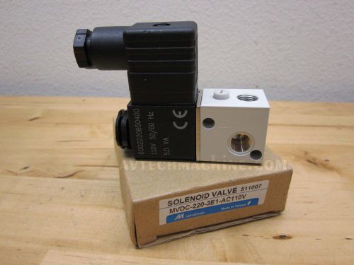 MINDMAN PNEUMATIC SOLENOID VALVE MVDC-220-3E1