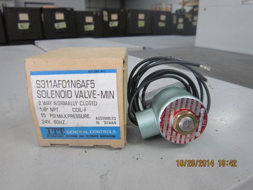 ITT CONTROLS SOLENOID  VALVE S311AF01N6AF5 N.O.S