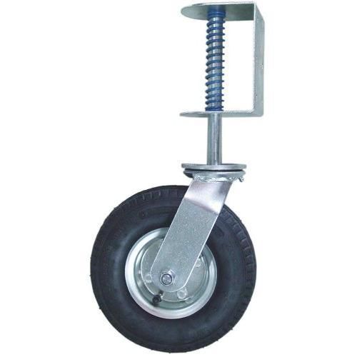 Shepherd Hardware 9798 Spring Loaded Swivel Pneumatic Wheel Gate Caster 8&#034; New