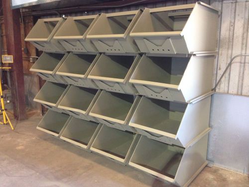 metal storage bins