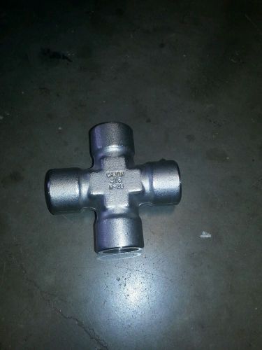 3/4&#034; Female Cross, Stainless Steel