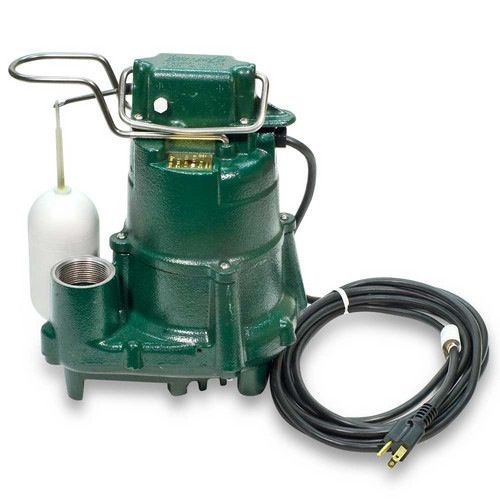 Zoeller M98 Auto Cast Iron Submersible Sump/Effluent Pump 98-0001 (1/2HP, 115V)