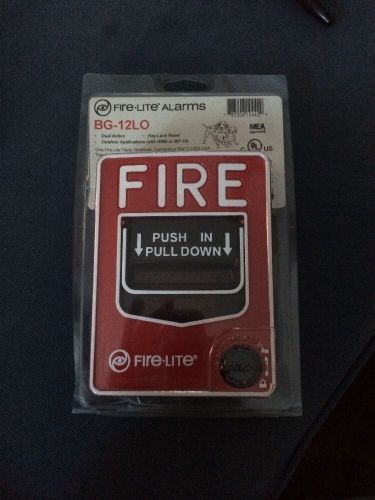 Fire-Lite Alarms Outdoor Alarm Pull Station BG-12LO Dual Action NEW IN BOX