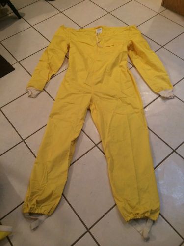 yellow radioactive contaminates coveralls with hood Rubin brothers