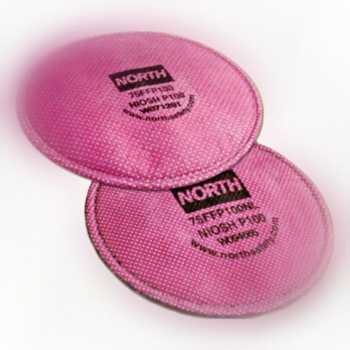 North 75FFP100 P100 Particulate Pancake Filter - Pair