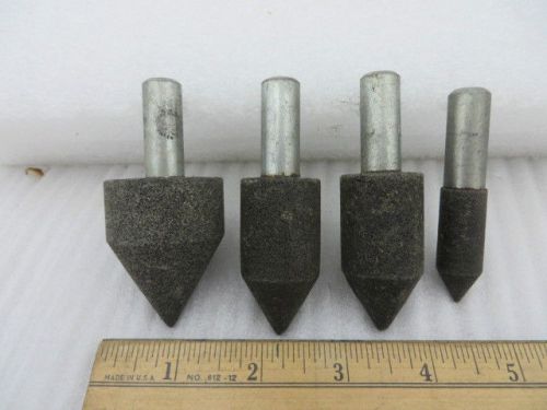 4 PCS. 60 DEG LAPS CENTER MOUNTED STONES  NEW  E-1