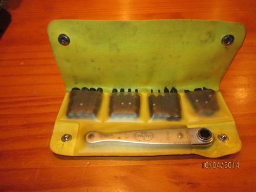 J W CHAPMAN MFG CO 16 Piece 20 Tooth Ratchet Offset Set 1316 Allen Hex Midget