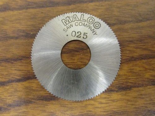 MALCO Slitting Saw  1-1/2&#034; x .025&#034; x 1/2&#034;