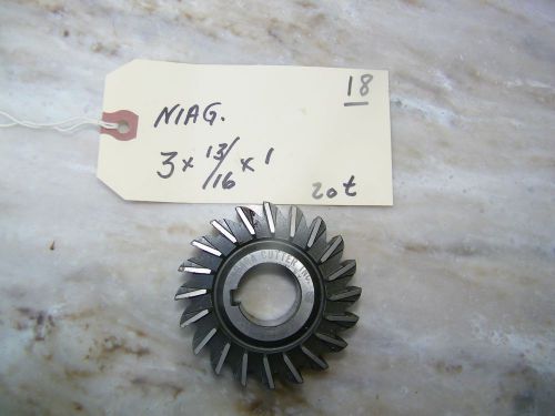 NIAGARA - STRAIGHT SIDE MILLING CUTTER -USA -3 X  3/16 X 1, 26 TEETH