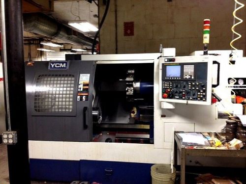 2006 YCM (SUPERMAX) TC-26 CNC LATHE, 10&#034; CHK, TAILSTOCK, FANUC, VERY LOW HOURS