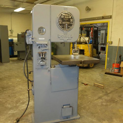 16” Doall Vertical Band Saw, Model ML,  Blade Welder, Nice