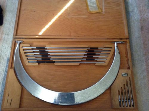 SCHERR TUMICO  24-30&#034; CALIPERS IN WOODEN BOX  USED