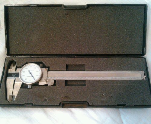 DoAll 6&#034; Dial Caliper .001&#034; w/ 1yr ISO 17025 Calibration