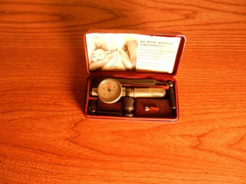 VINTAGE ALINA NO 88 JEWELED DIAL INDICATOR SWITZERLAND MACHINIST TOOL IN BOX