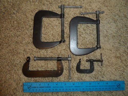 Cincinnati Tool Co. Super Jr. Clamps Set - (2) No. 56, (1) No. 55, (1) No. 50